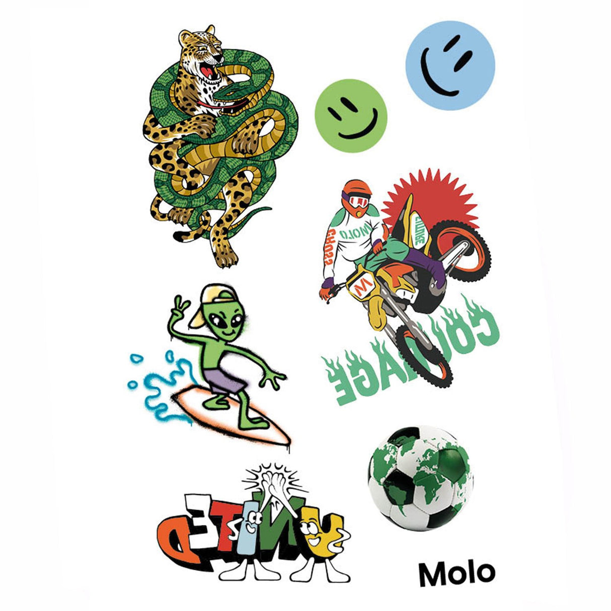 Molo Multi 1 Tattoo Sheet