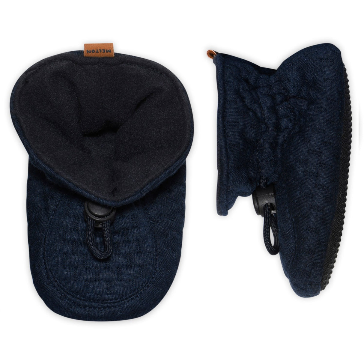 MELTON Marine Structure textile slippers