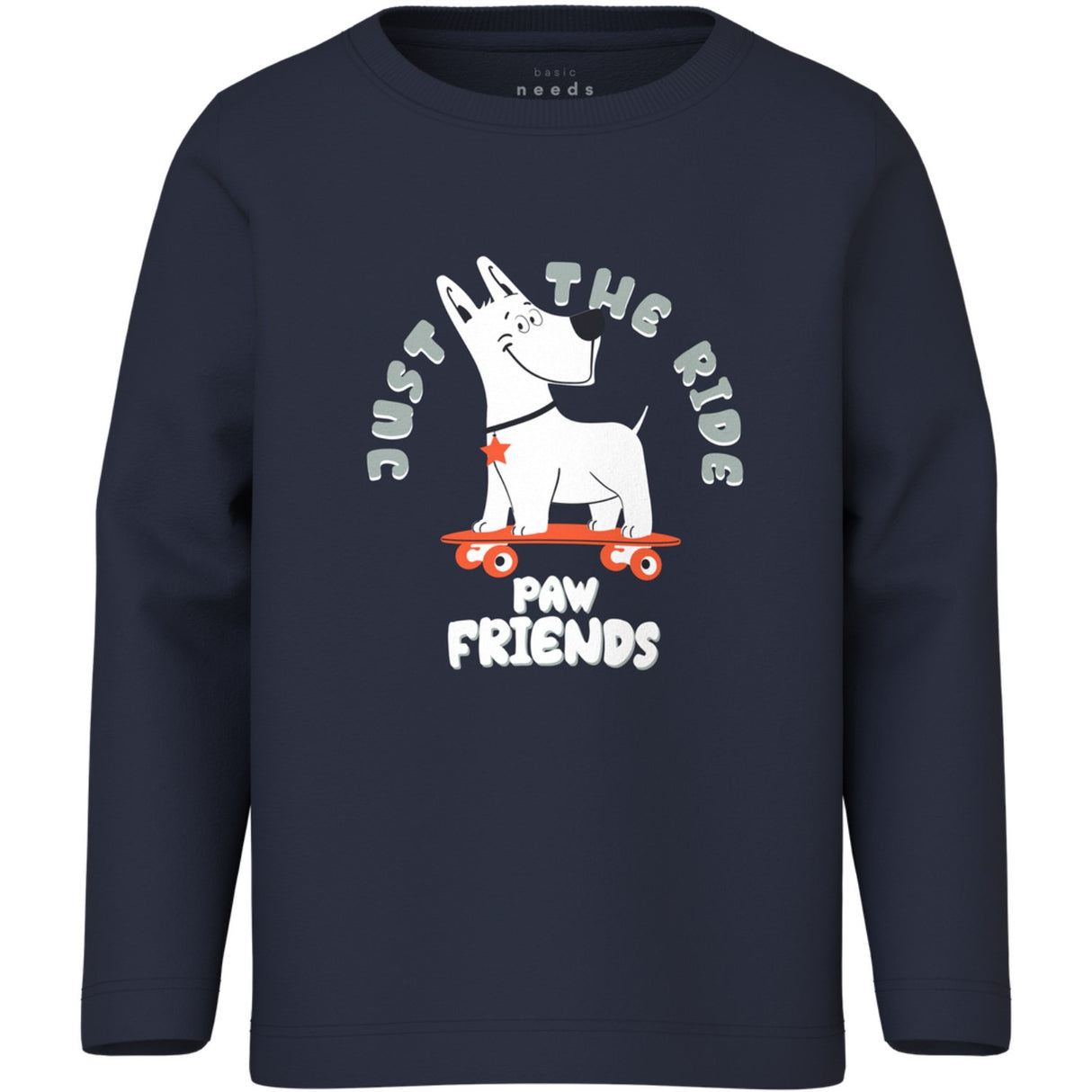 Name It Navy Blazer Skate Dog Nmmvux Ls Top