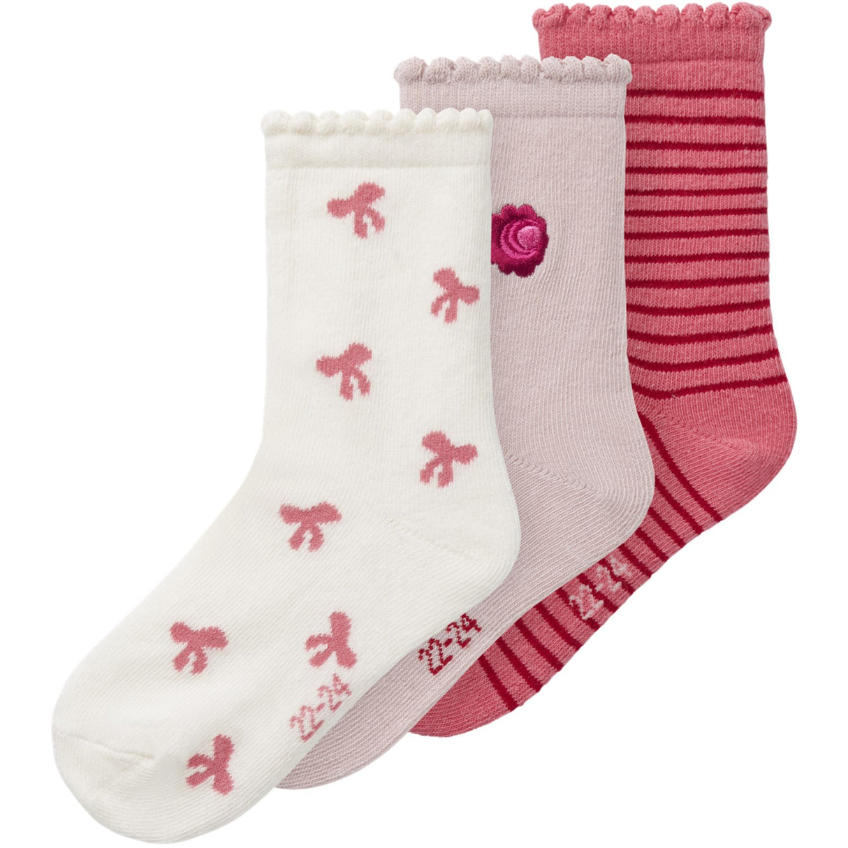 Name It Cloud Dancer Nmfkimi 3P Socks