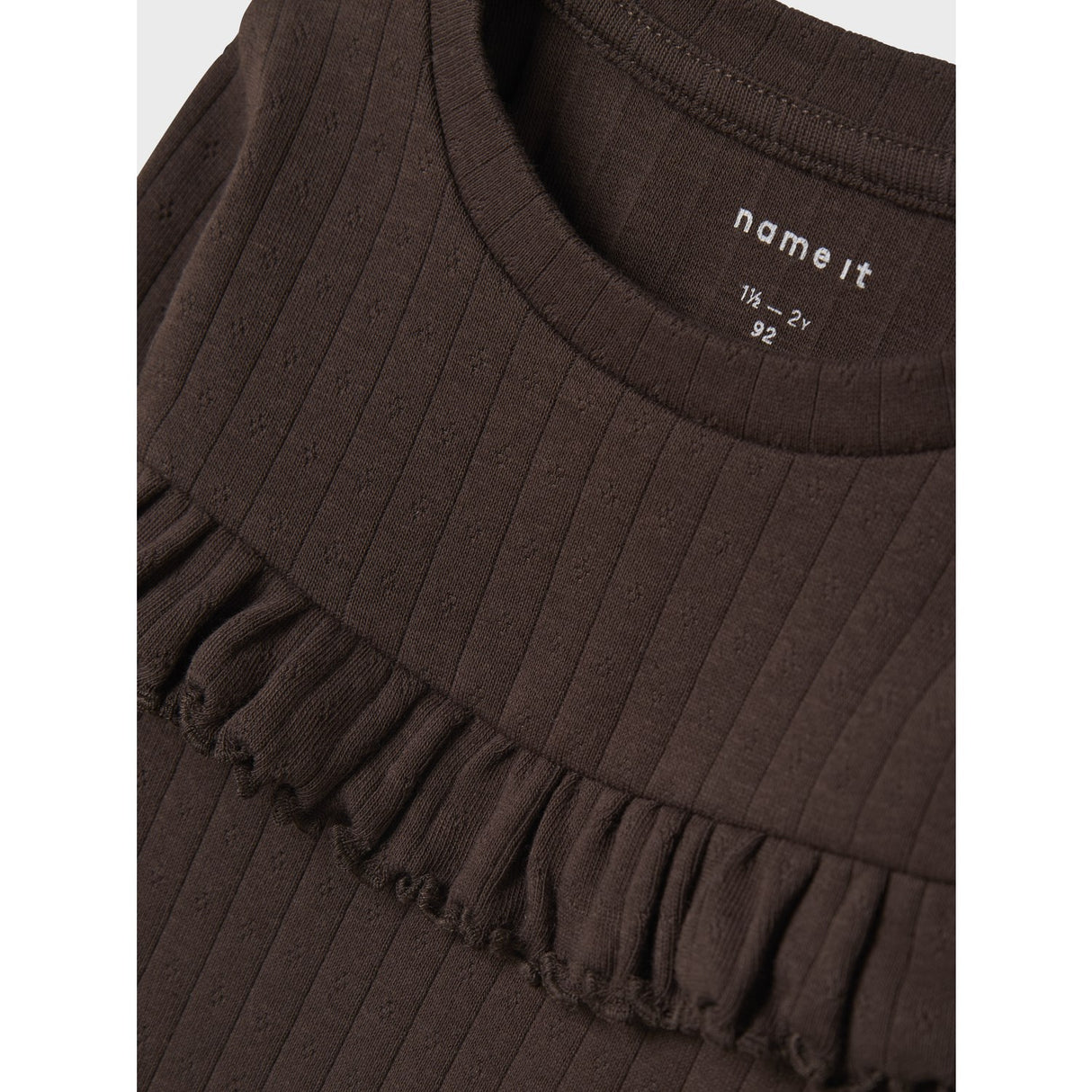 Name It Seal Brown Nmflalla Xsl Ls Top