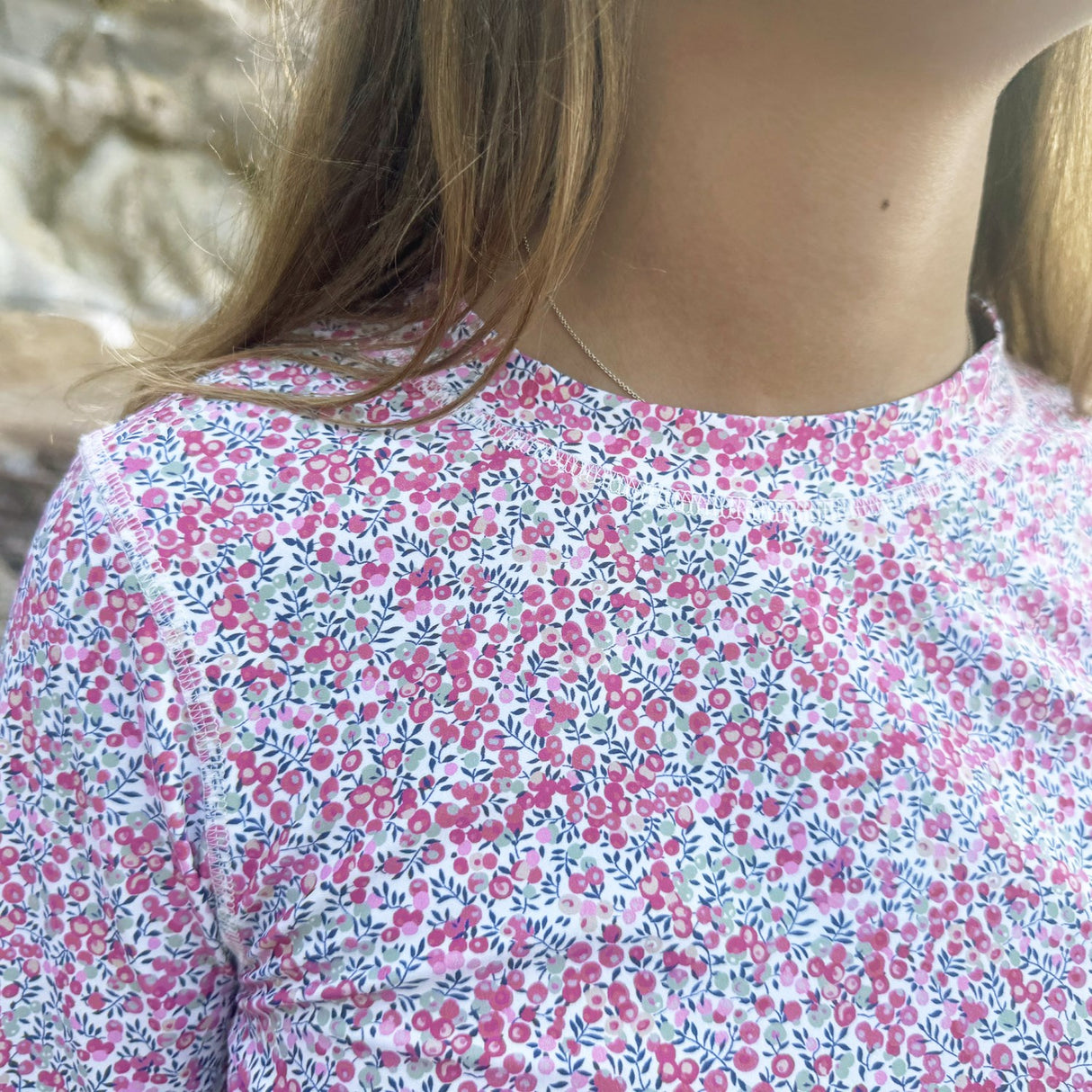 Petit Crabe Wiltshire Bud Sydney Uv Swimshirt L/S - Made With Liberty© Fabric