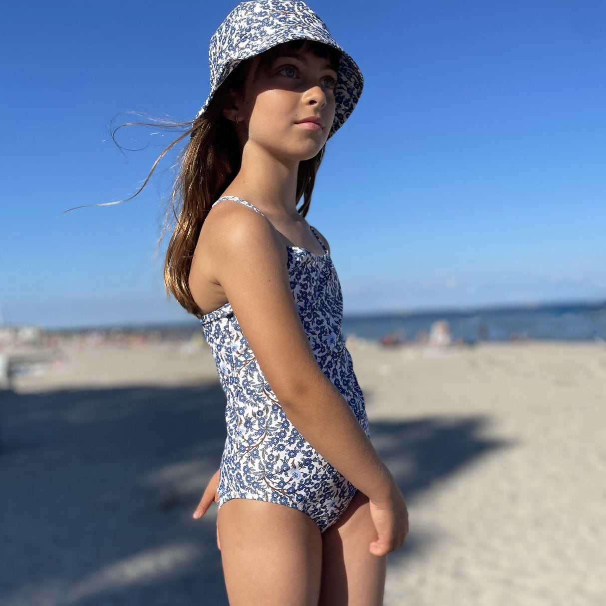 Petit Crabe Empress B Frey Sun hat - Made With Liberty© Fabric