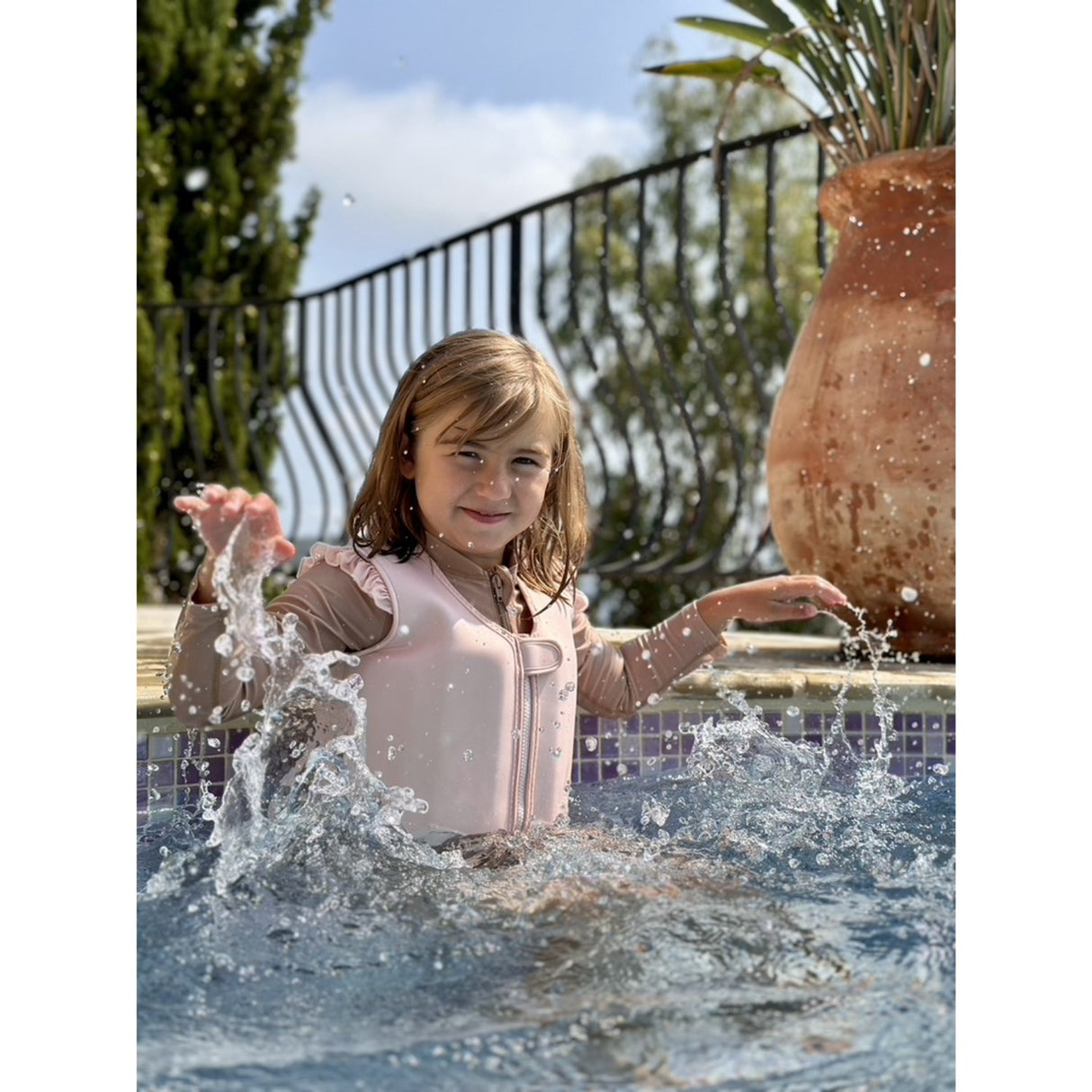 Vanilla COPENHAGEN English Rose Swim Vest Neo