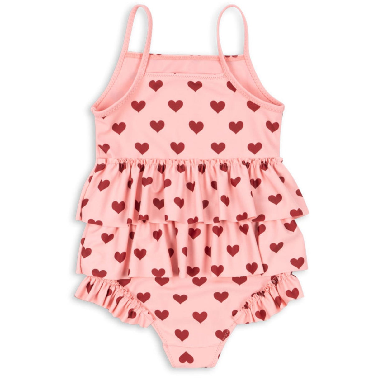 Konges Sløjd Amour Pink Manuca Frill Swimsuit Grs