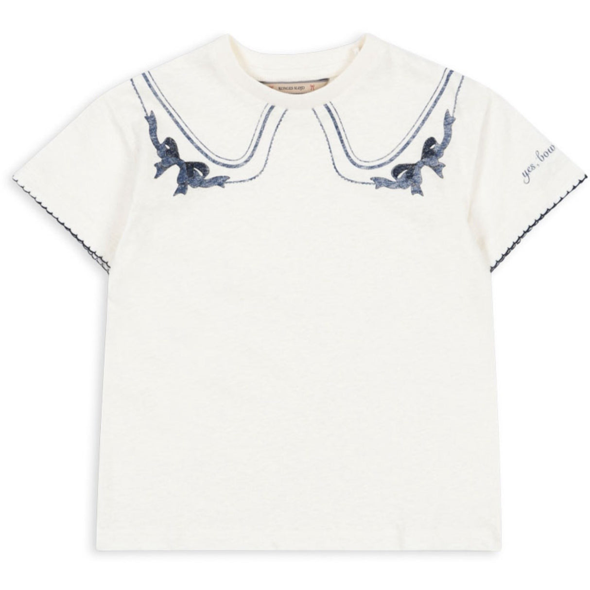 Konges Sløjd Off White/Bow Collar Era Tee Ocs