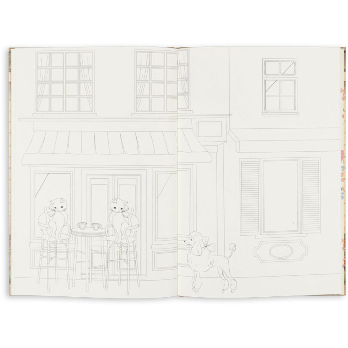 Konges Sløjd Multi House Of Flowers Painting Book Fsc
