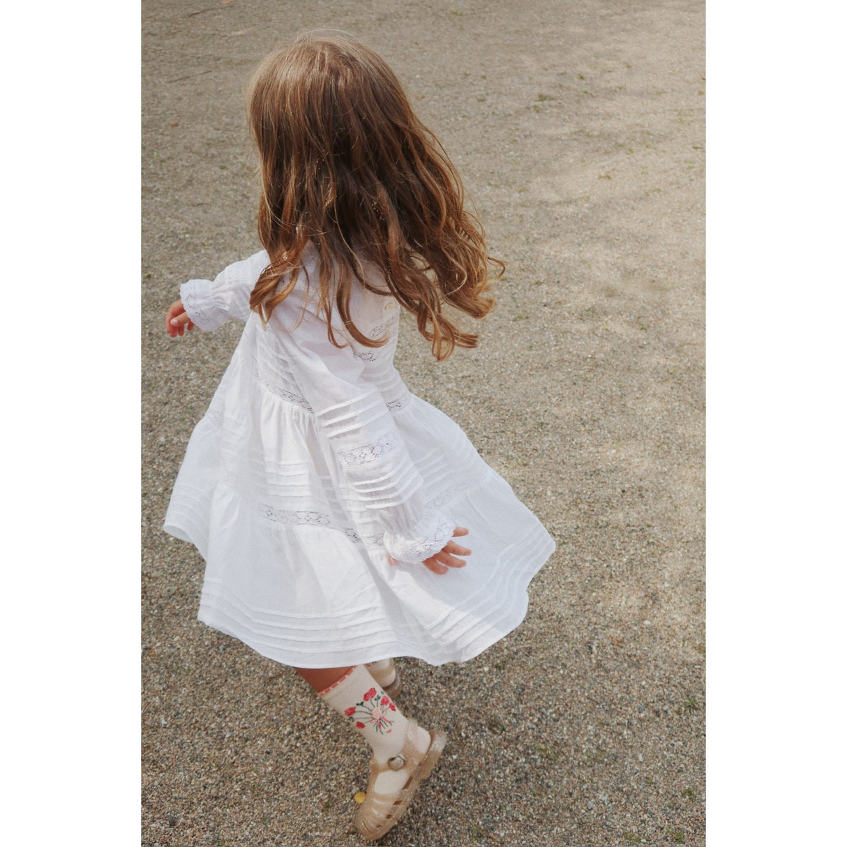 Konges Sløjd Optic White Orchid Dress Gots