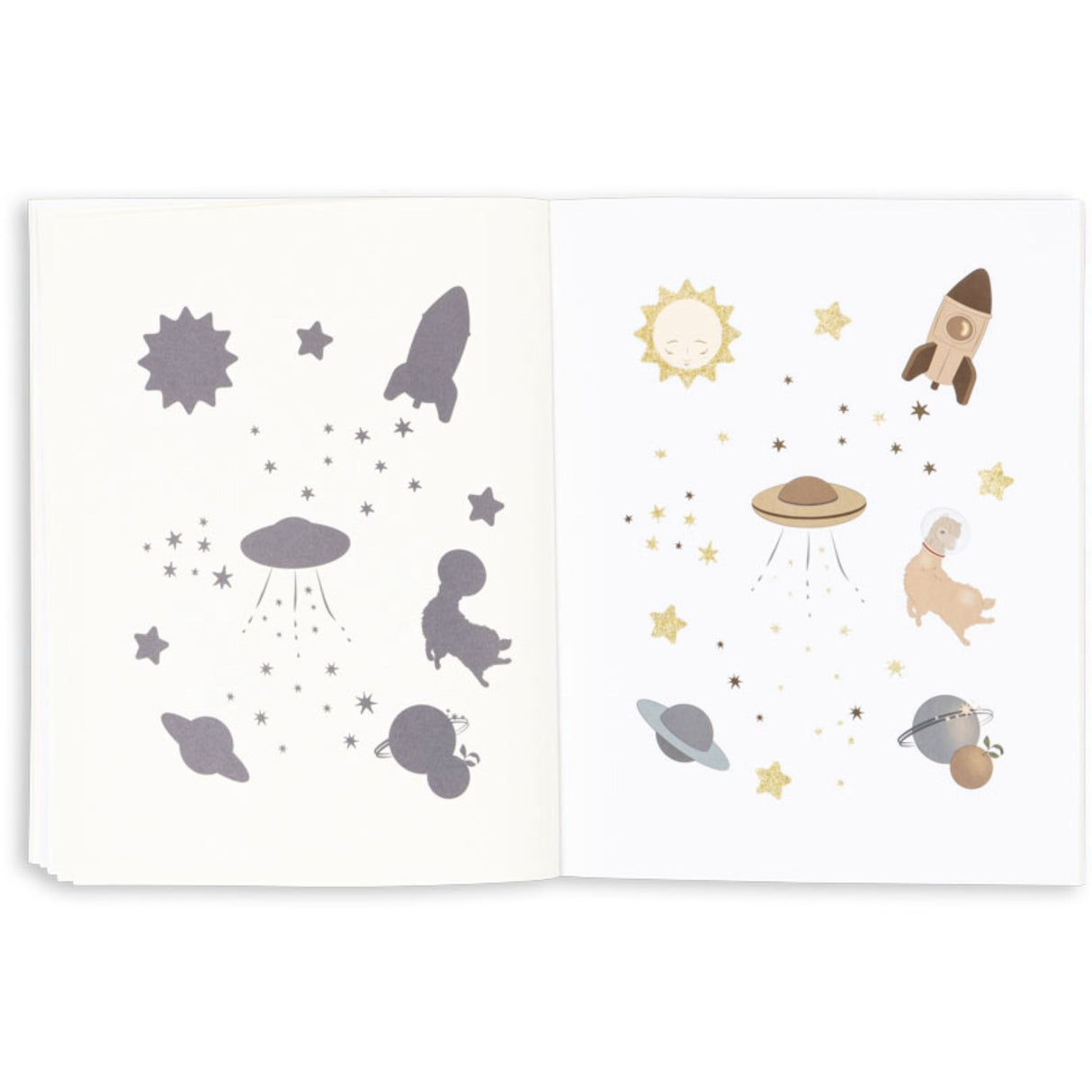 Konges Sløjd Multi Activity Book With Color Pencils