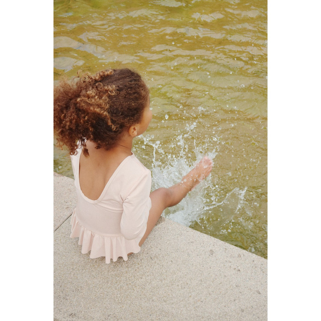 Konges Sløjd Evening Sand Jade Ls Swimsuit