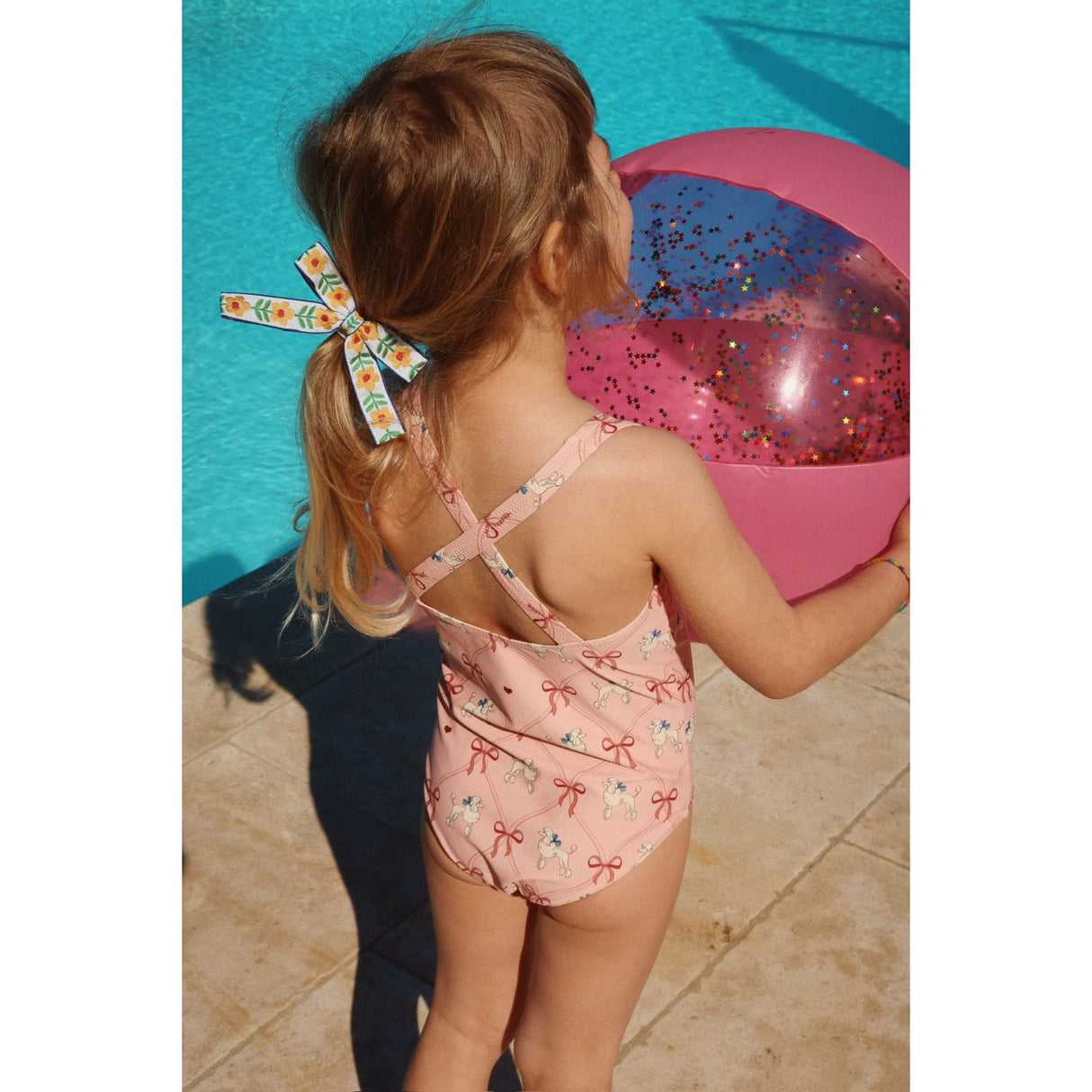 Konges Sløjd Transparent Pink Transparent Beach Ball