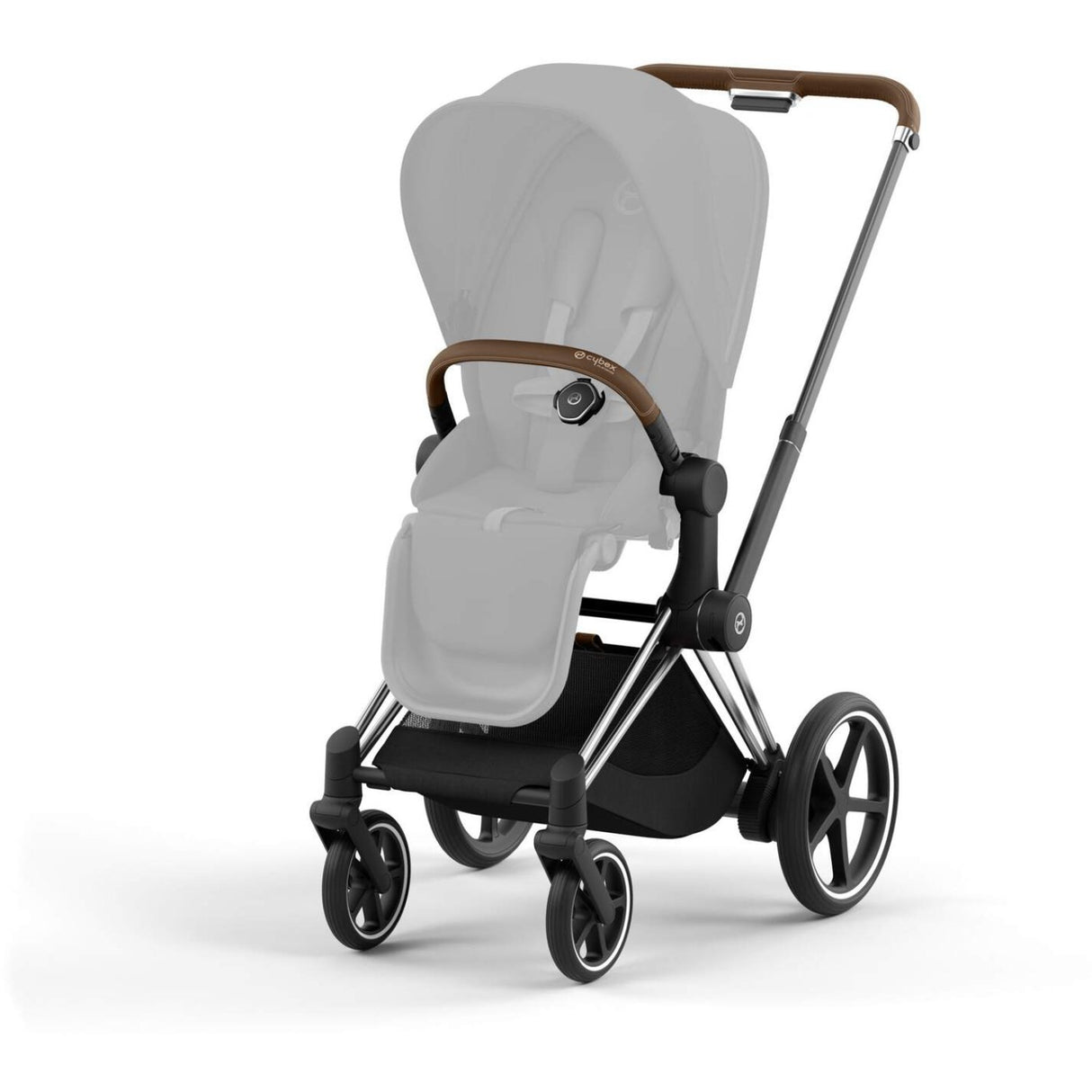 Cybex Chrome Brown E-Priam Fram Incl. Hard Seat Part