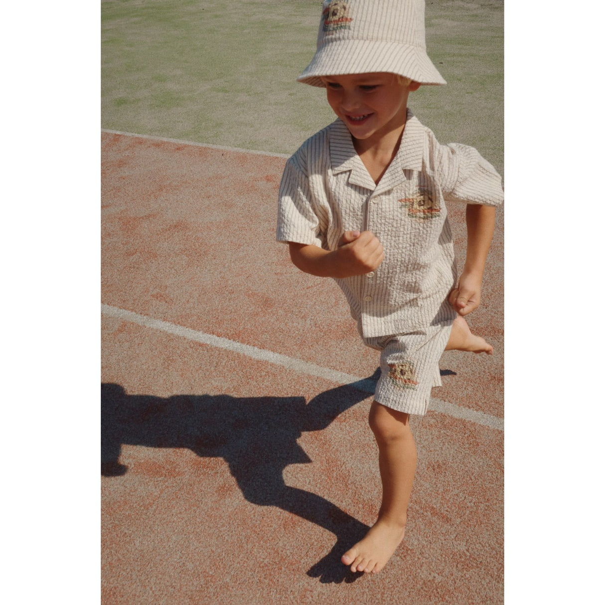 Konges Sløjd Stripe Bluie Elliot Bucket Hat Gots