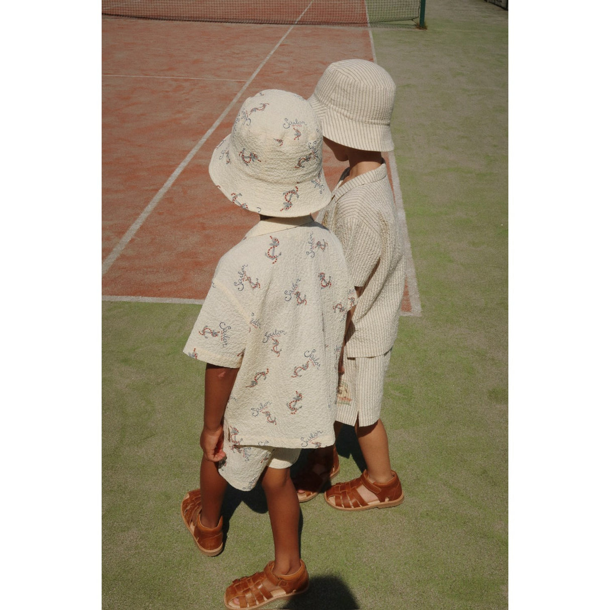 Konges Sløjd Stripe Bluie Elliot Bucket Hat Gots