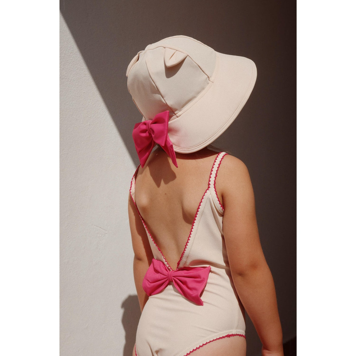 Konges Sløjd Soft Pink Kitty Swimsuit Grs