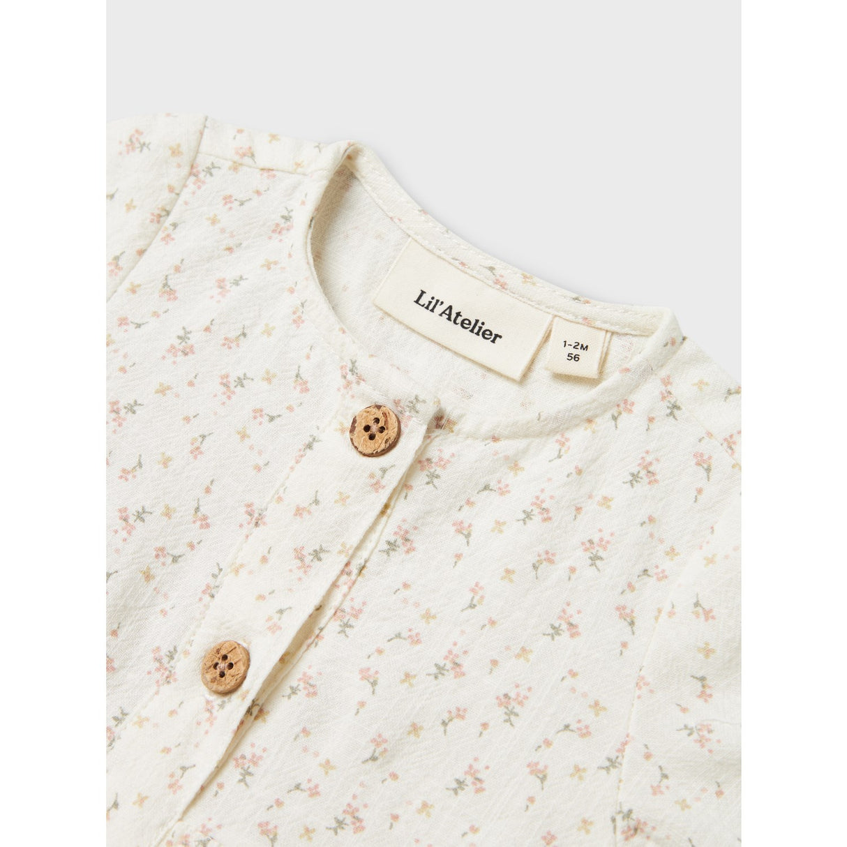 Lil'Atelier Coconut Milk Nbfhailey Ss Loose Body Dress Lil