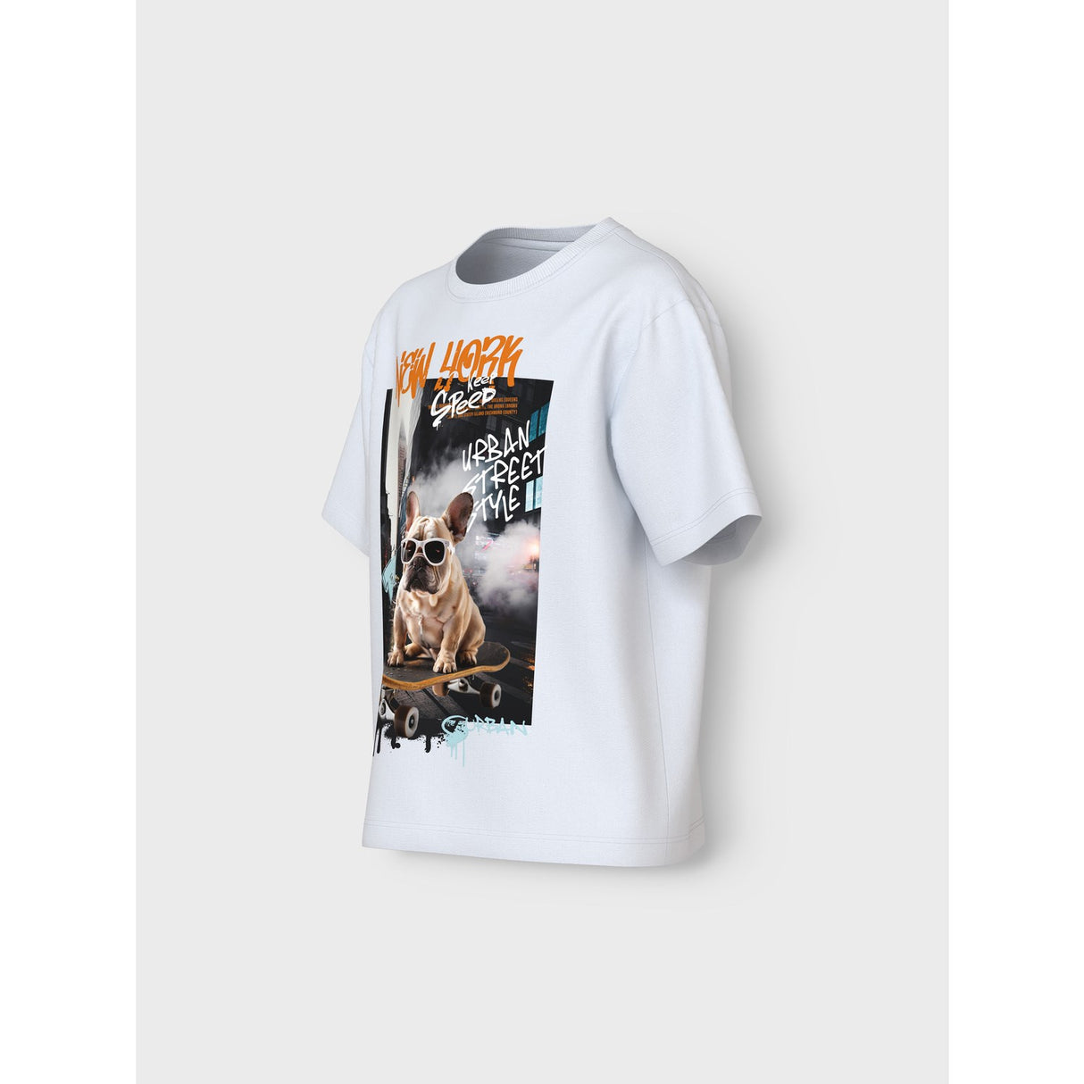 Name It Bright White Street Style Nkmvoto Ss Nreg Top