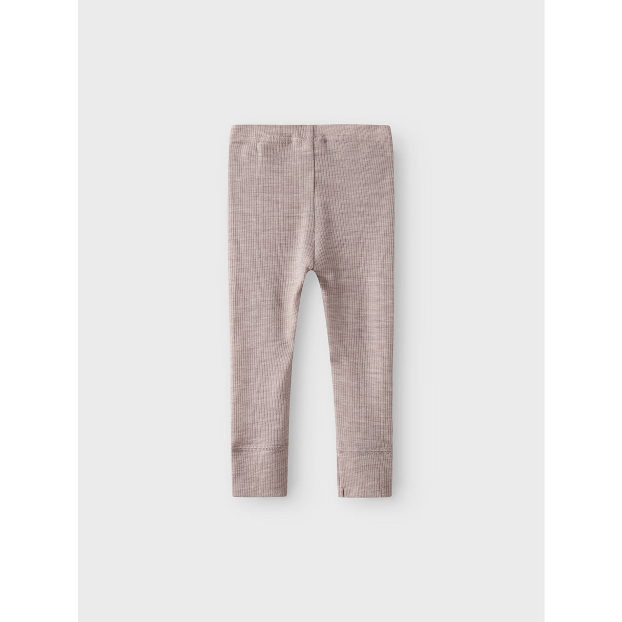 Name It Shadow Gray Nbnwax Wool Rib Leggings Noos