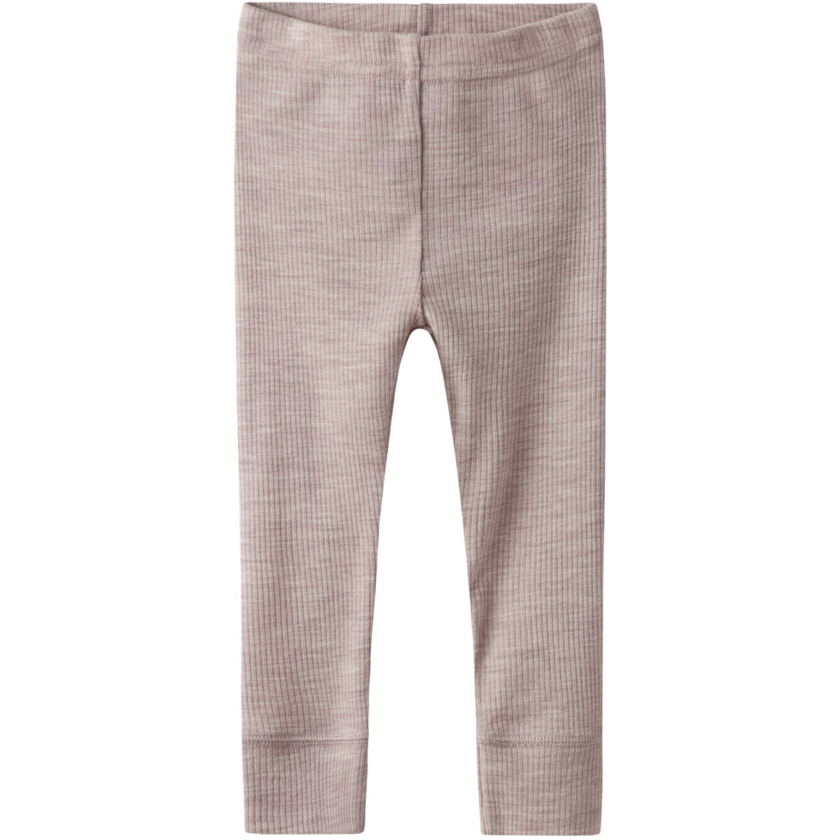 Name It Shadow Gray Nbnwax Wool Rib Leggings Noos