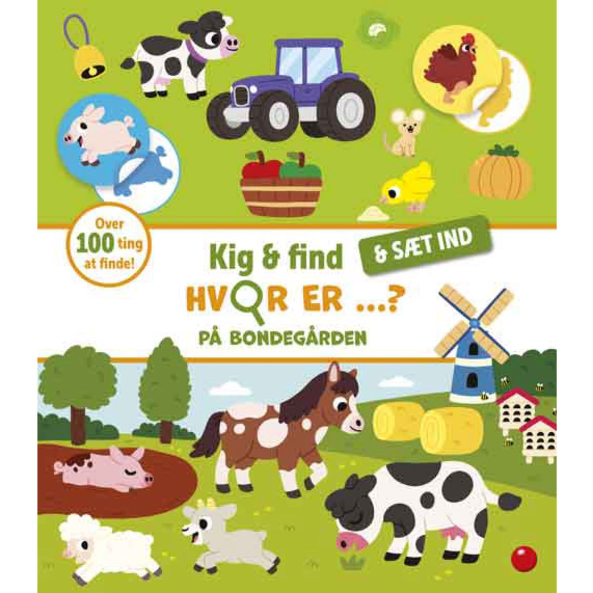 Forlaget Bolden Kig Og Find Og Sæt Ind: Hvor Er På Bondegården