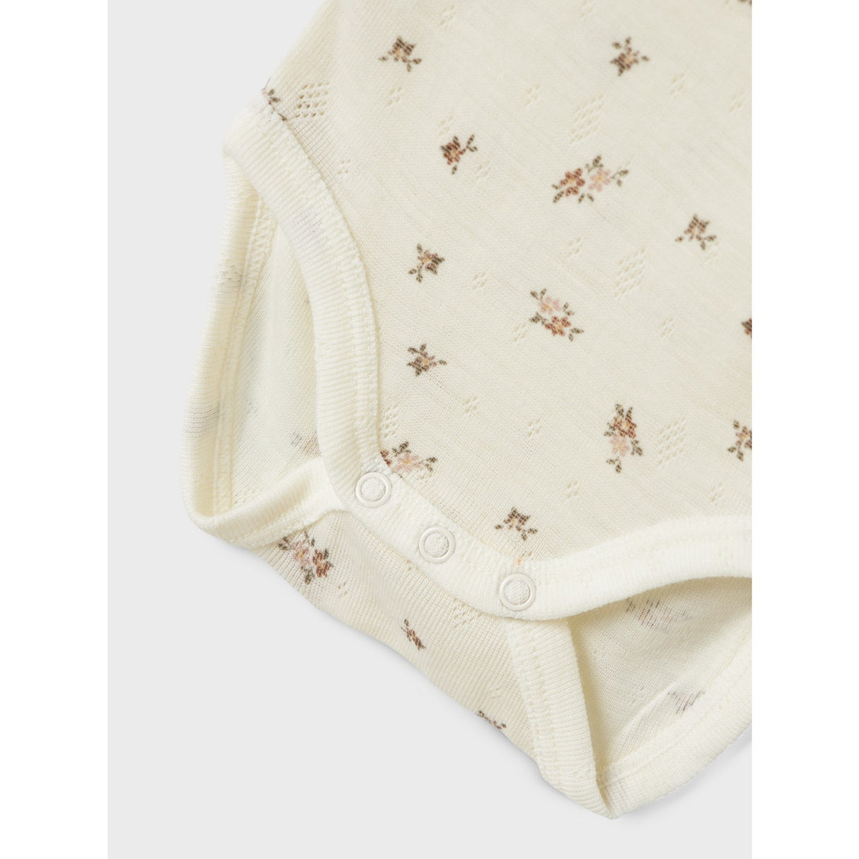 Name It Snow White Small Flowers Nbfwang Wool Needle Ls Body Noos