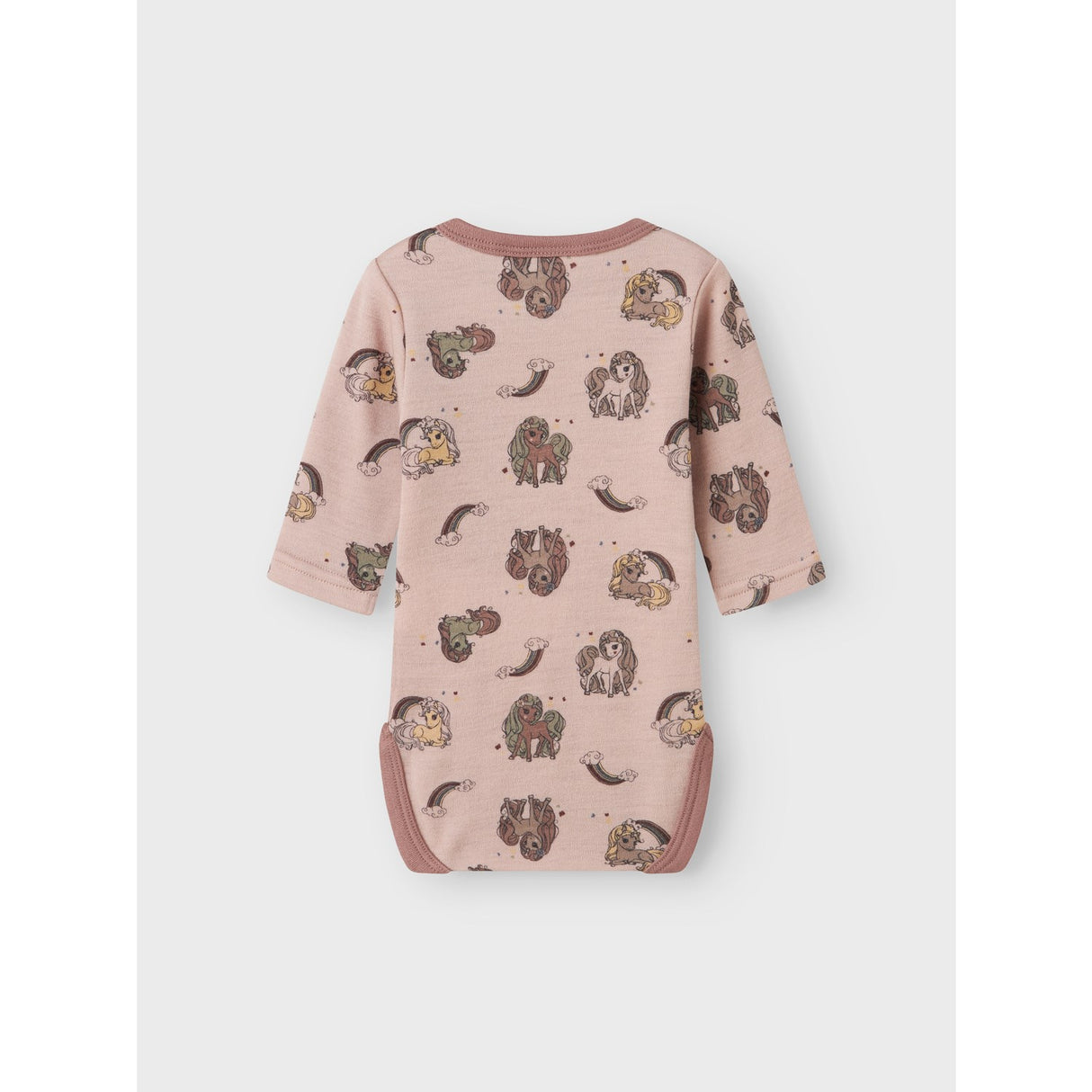 Name It Shadow Gray Unicorn Nbfwillit Wool Ls Body