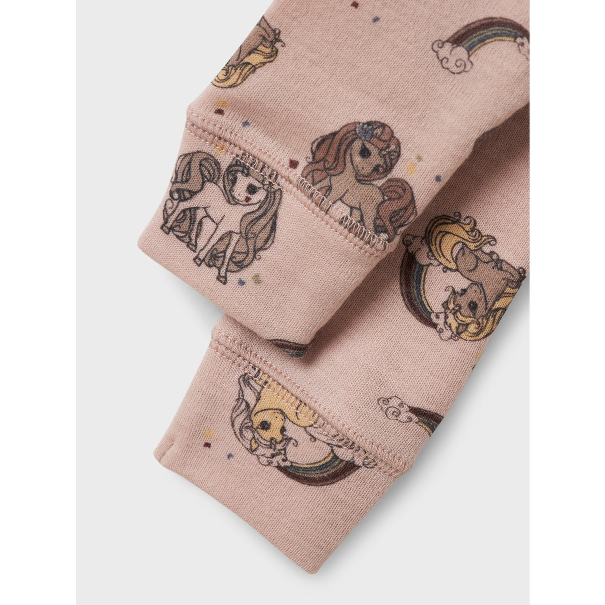 Name It Shadow Gray Unicorn Nbfwillit Wool Leggings