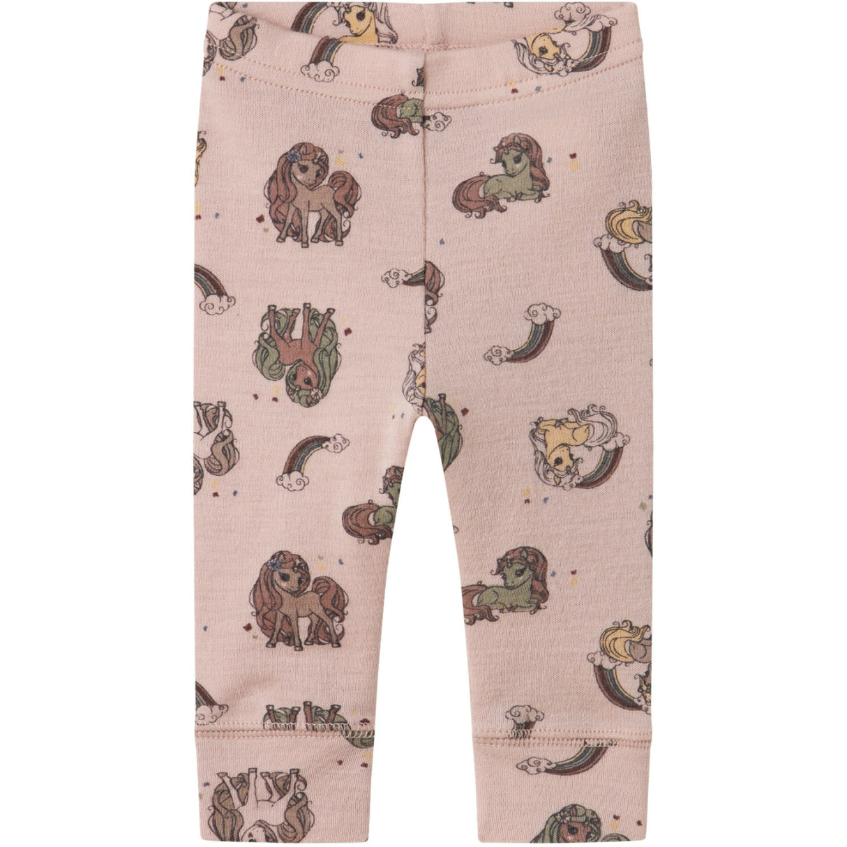 Name It Shadow Gray Unicorn Nbfwillit Wool Leggings