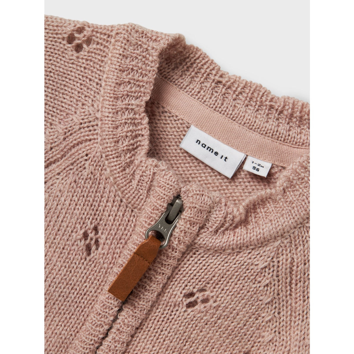 Name It Shadow Gray Nbfwrilla Wool Ls Knit Suit