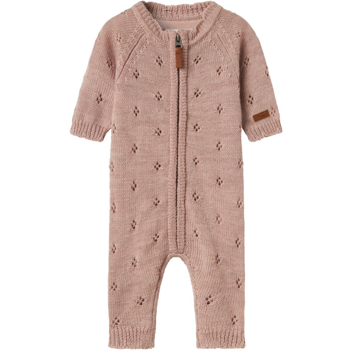 Name It Shadow Gray Nbfwrilla Wool Ls Knit Suit