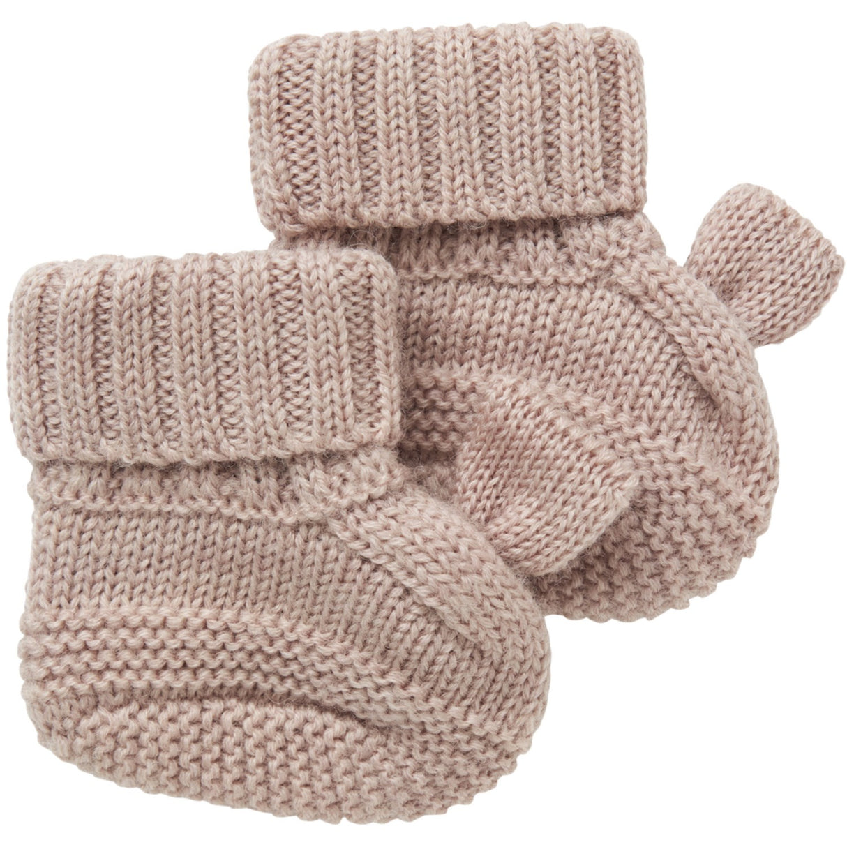 Name It Shadow Gray Nbfwrilla Wool Knit Slippers