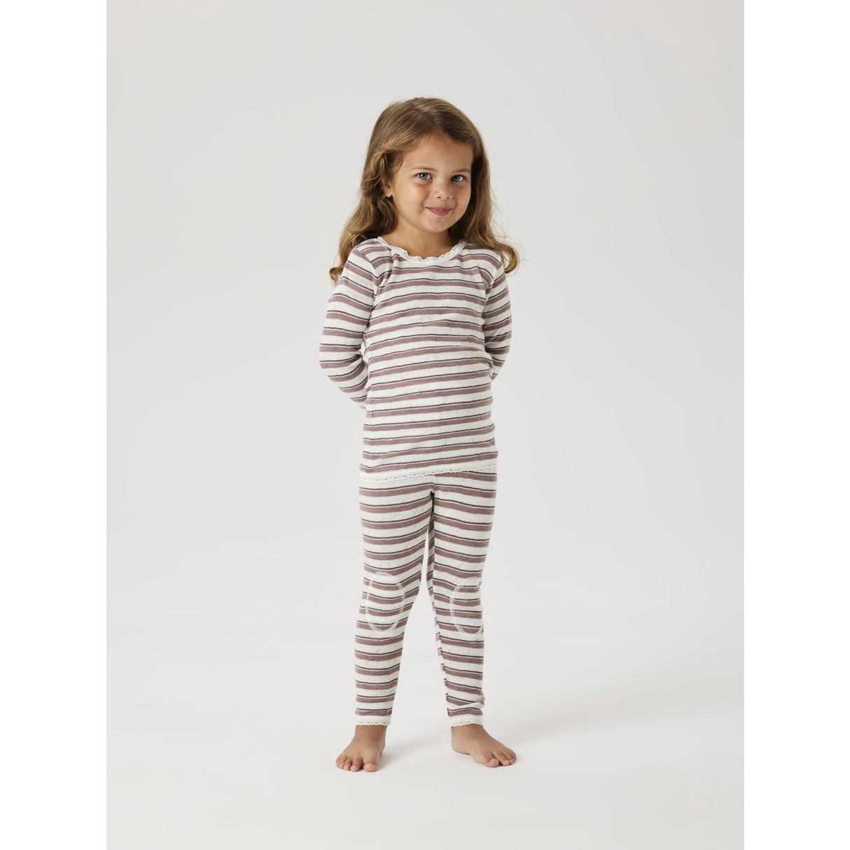 Name It Antler Snow White Nmfwang Wool Needle Leggings Noos