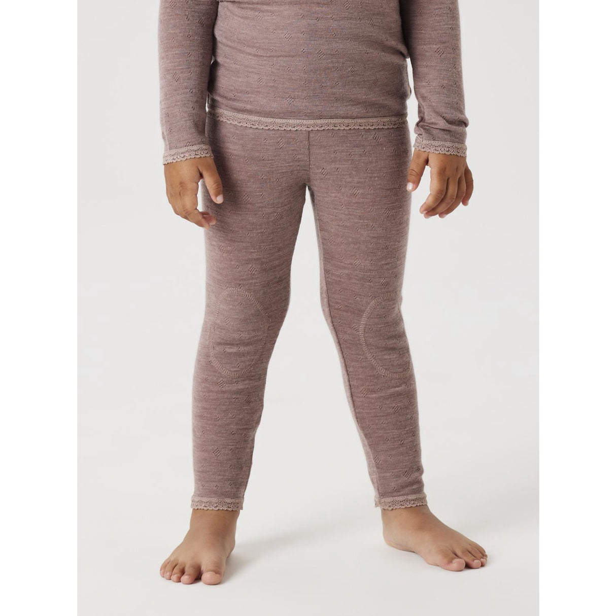 Name It Antler Nmfwang Wool Neddle Leggings Solid Noos