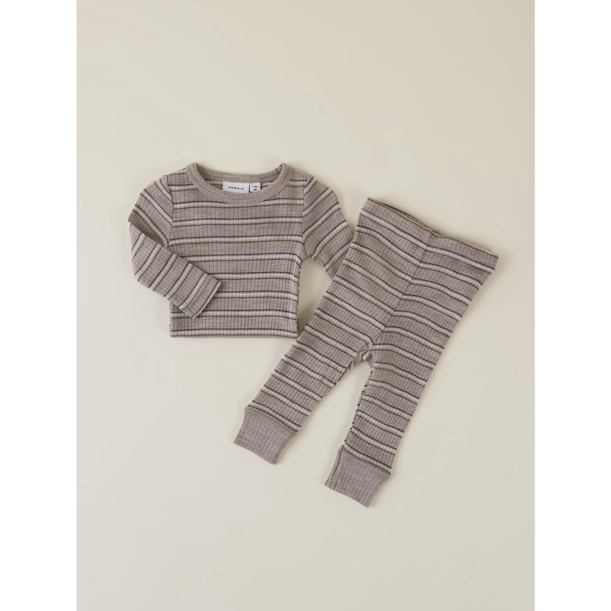 Name It Satellite Stripes Nbmwomi Wo/Mo Long Johns