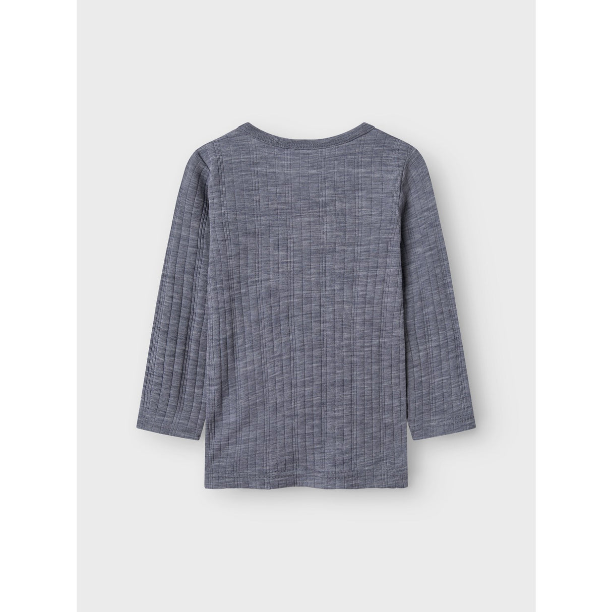 Name It Folkstone Gray Nmmwang Wool Needle Ls Top Solid Noos