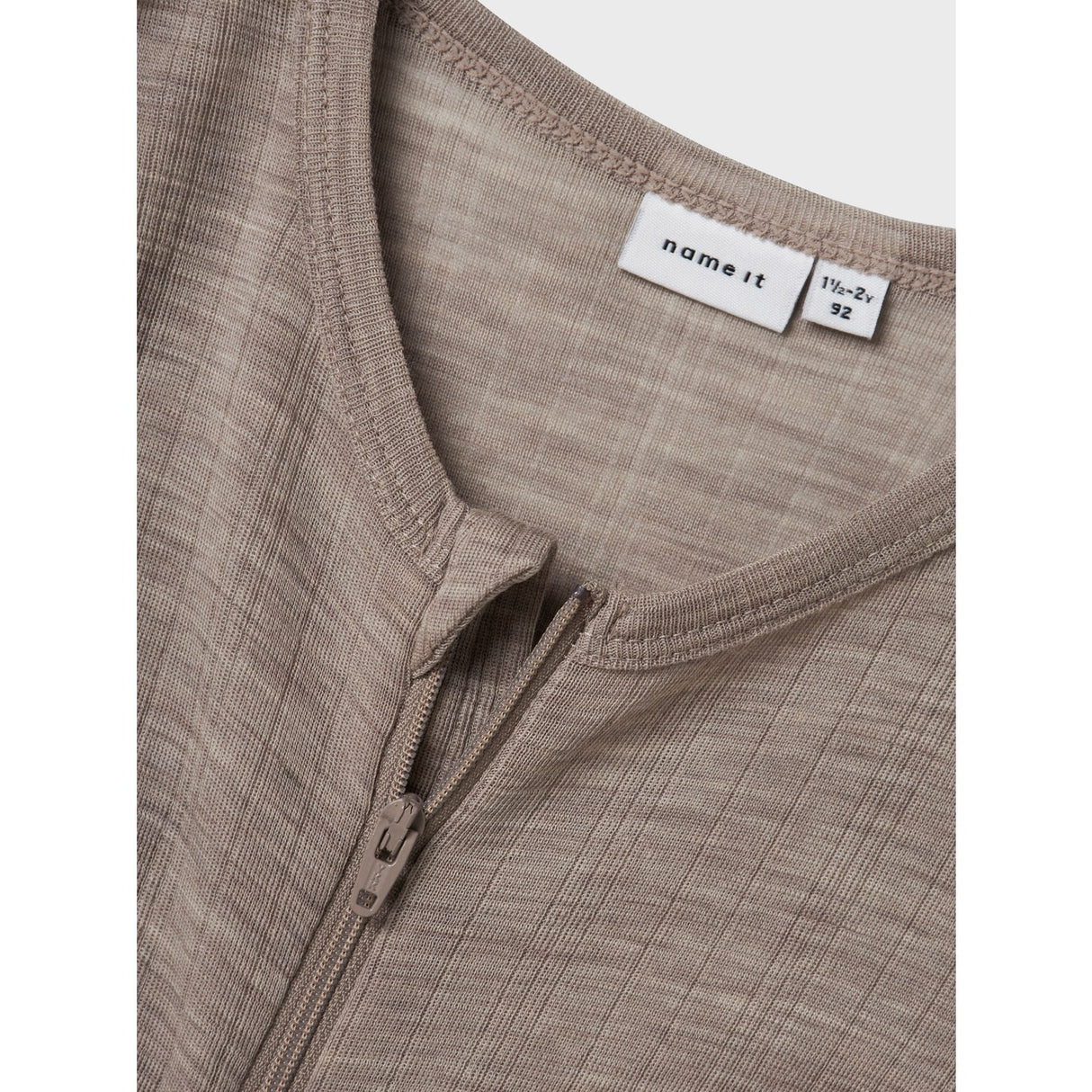 Name It Satellite Nmmwang Wool Needle Nightsuit Solid