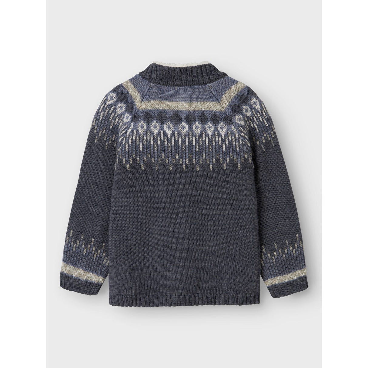 Name It Ombre Blue Iceland Nmmwriss Wool Ls Knit Card