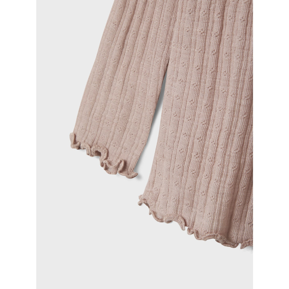 Name It Shadow Gray Nmfwossa Wo/Si Rib Ls Top