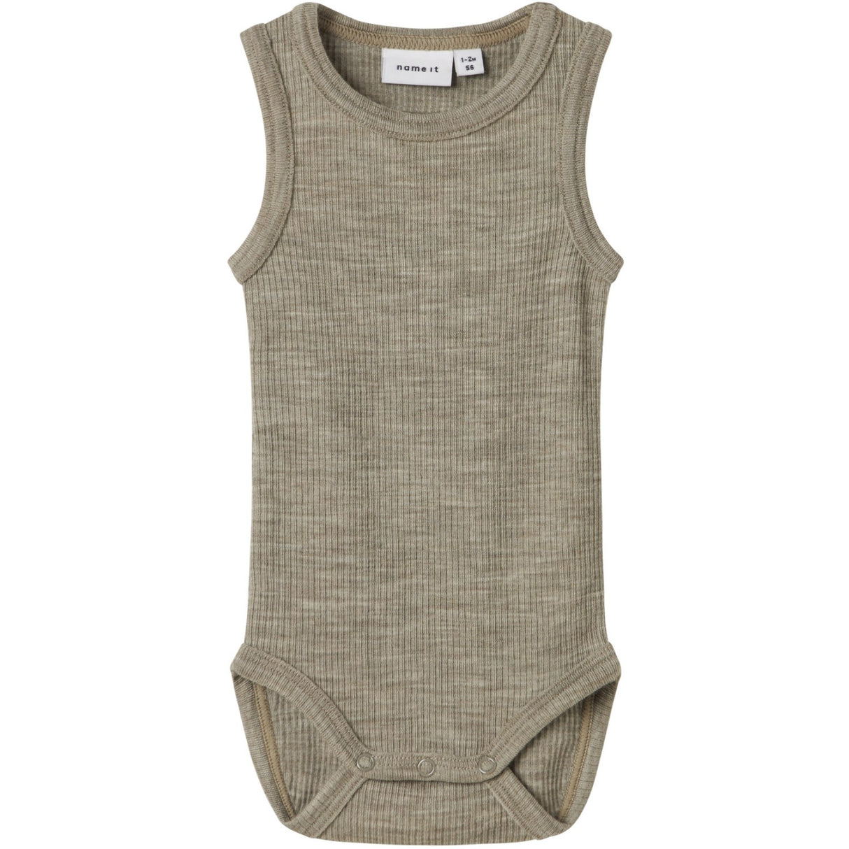 Name It Dried Sage Nbnwax Wool Rib Tank Body