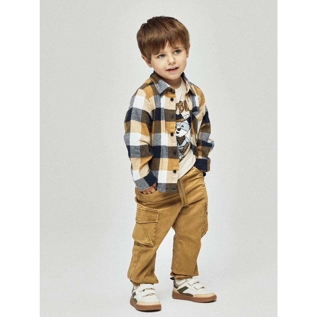 Name It Dull Gold Nmmben Cargo R Twi Pants 1771-Hi Noos