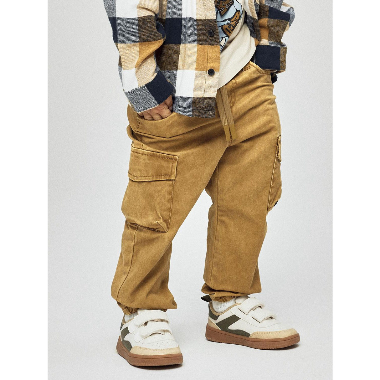 Name It Dull Gold Nmmben Cargo R Twi Pants 1771-Hi Noos