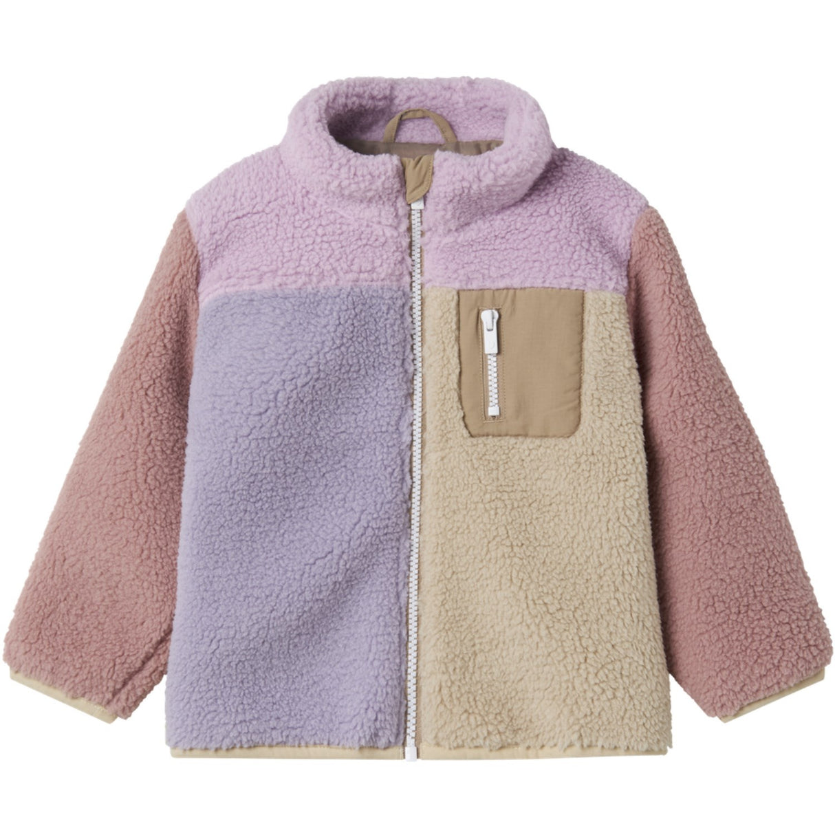 Name It Orchid Bouquet Nmfmonica Teddy Jacket Block