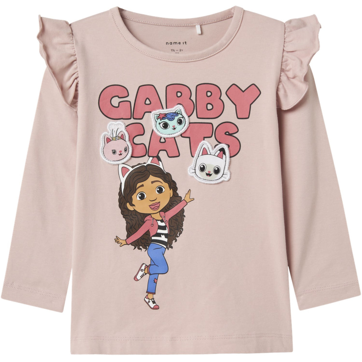 Name It Burnished Lilac Nmfjutte Gabby Ls Top Box Sky