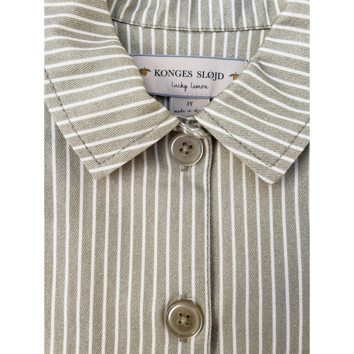 Konges Sløjd Tea Stripe Frankie Over Shirt Gots