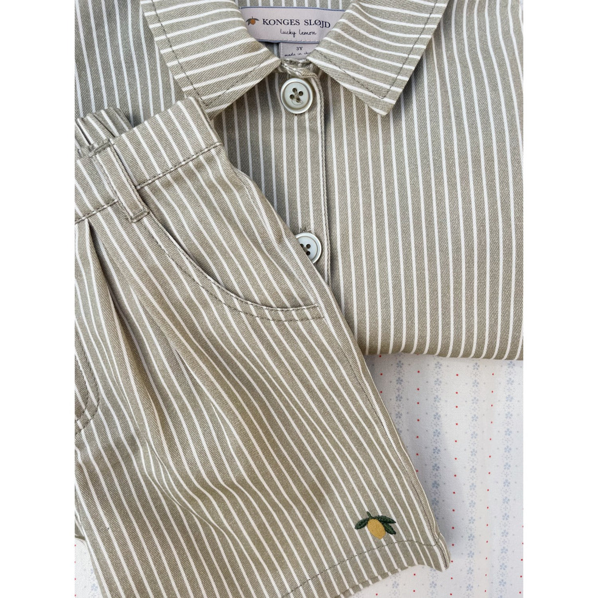 Konges Sløjd Tea Stripe Frankie Over Shirt Gots