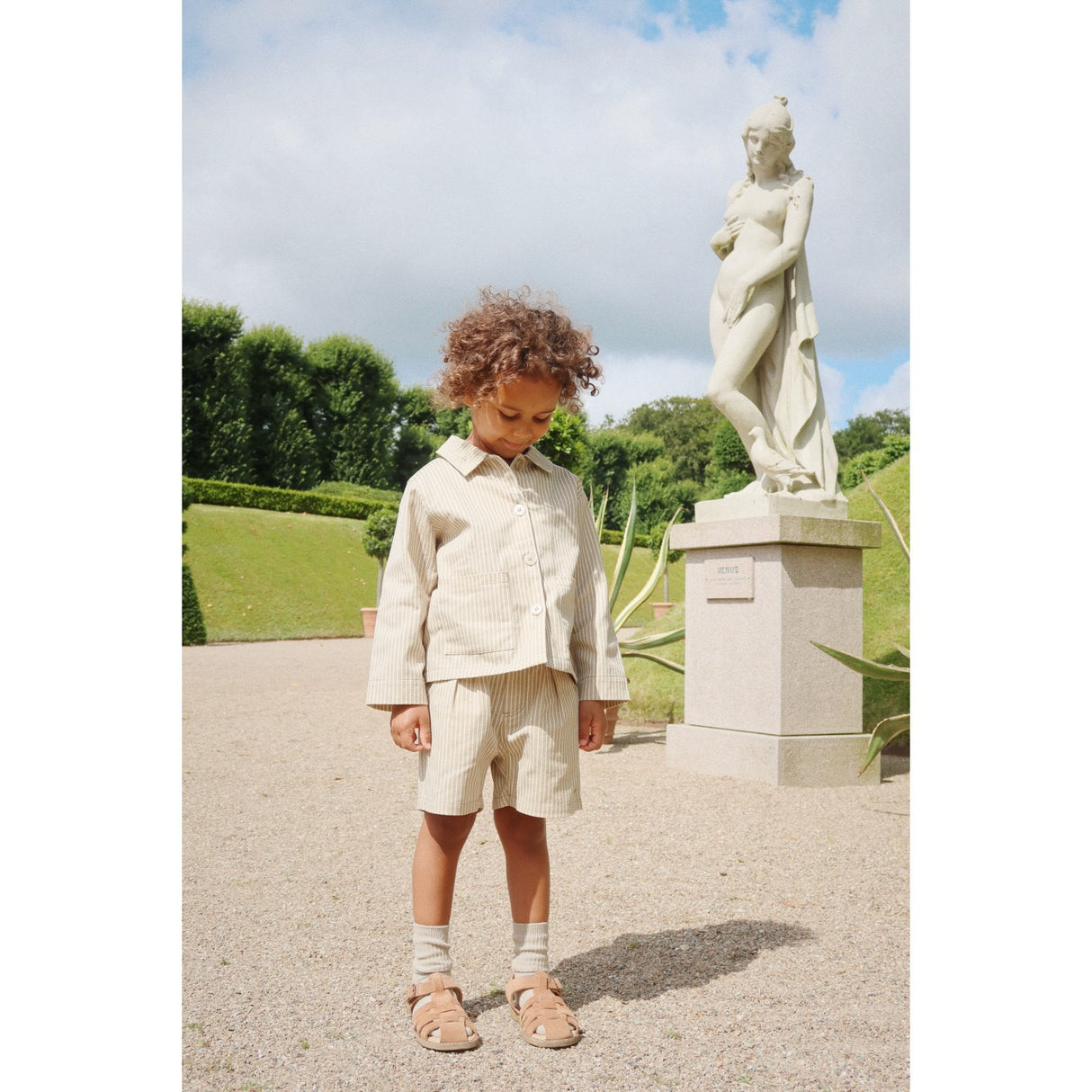 Konges Sløjd Tea Stripe Frankie Over Shirt Gots