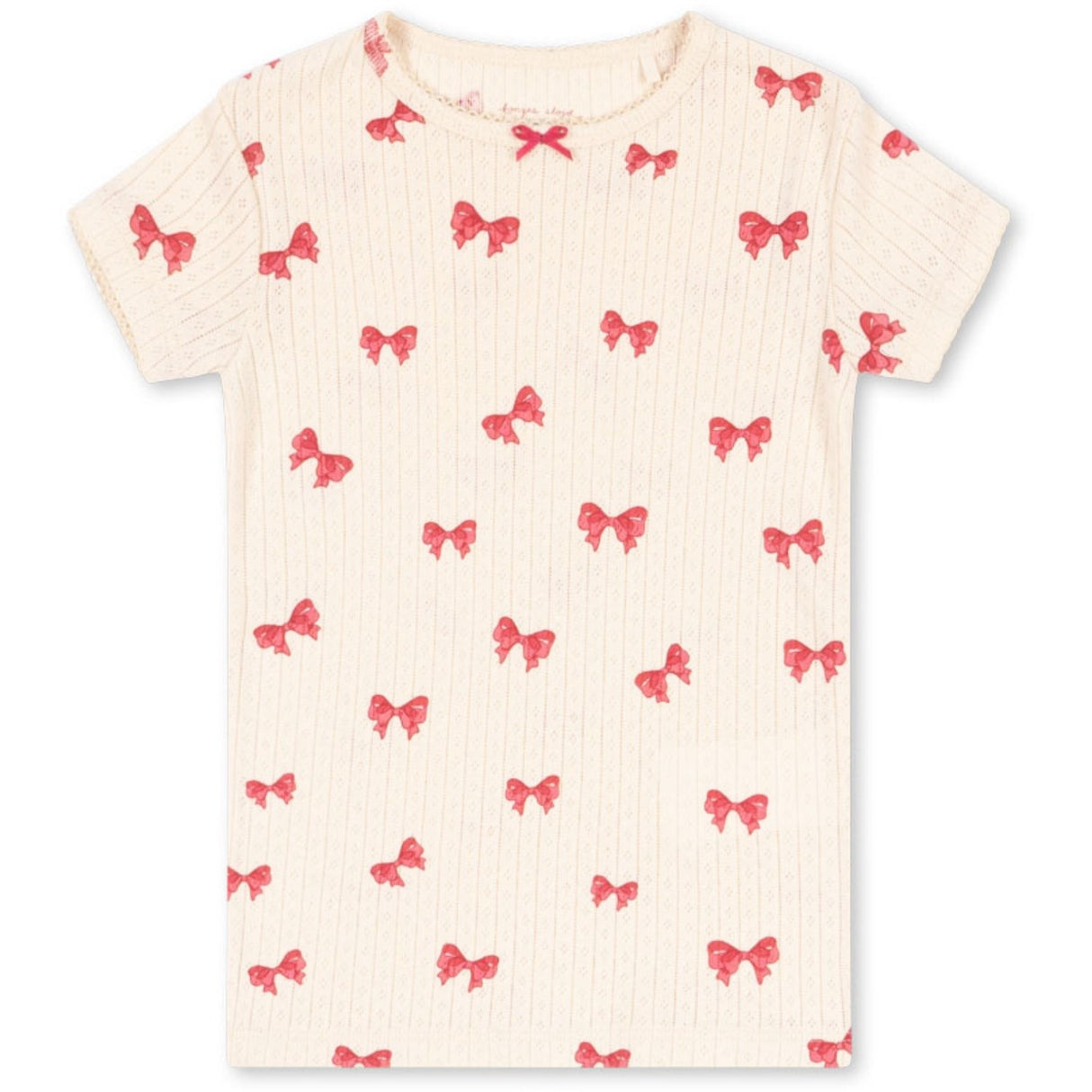 Konges Sløjd Rosia Bow Minnie Tee Gots