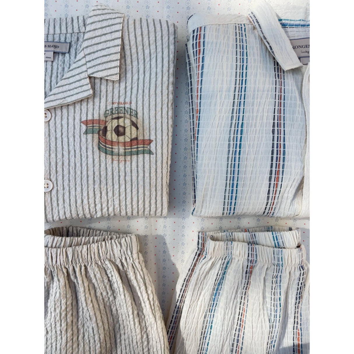 Konges Sløjd Stripe Bluie Elliot Ss Shirt Gots