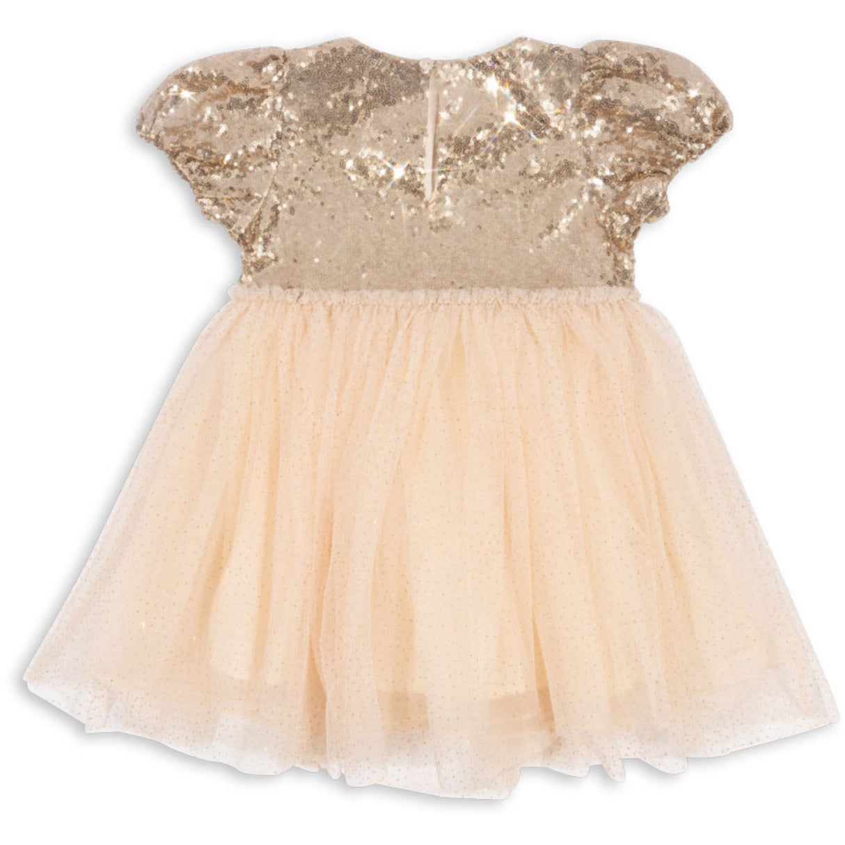 Konges Sløjd Gold Blush Starla Puff Sleeve Dress