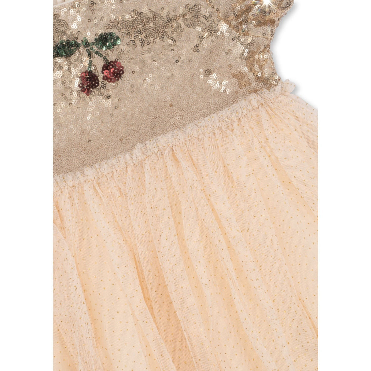 Konges Sløjd Gold Blush Starla Puff Sleeve Dress